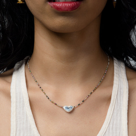 Candy Heart Combination Necklace