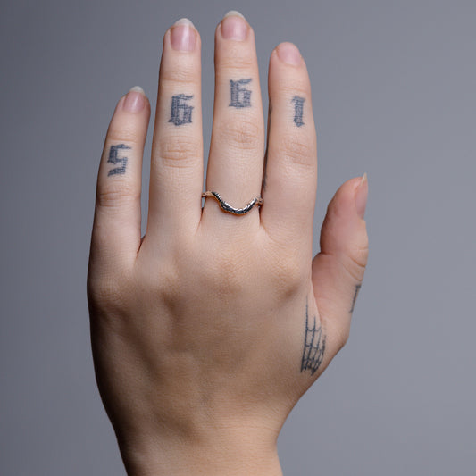 Curved Serpent Ring