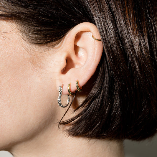 Serpent Hoop Earrings