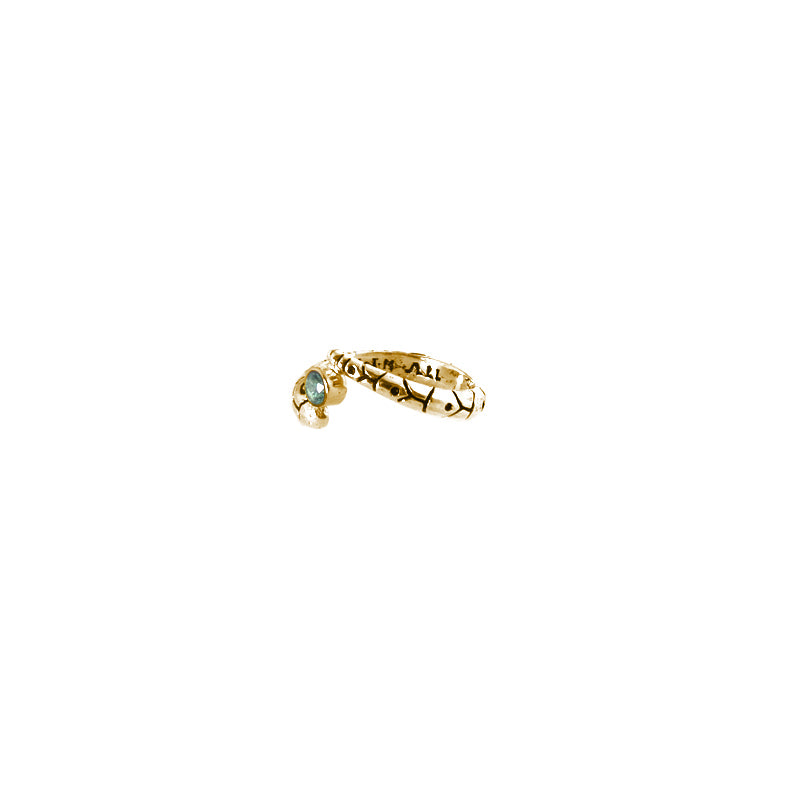 Eternal Serpent Solitaire Ring