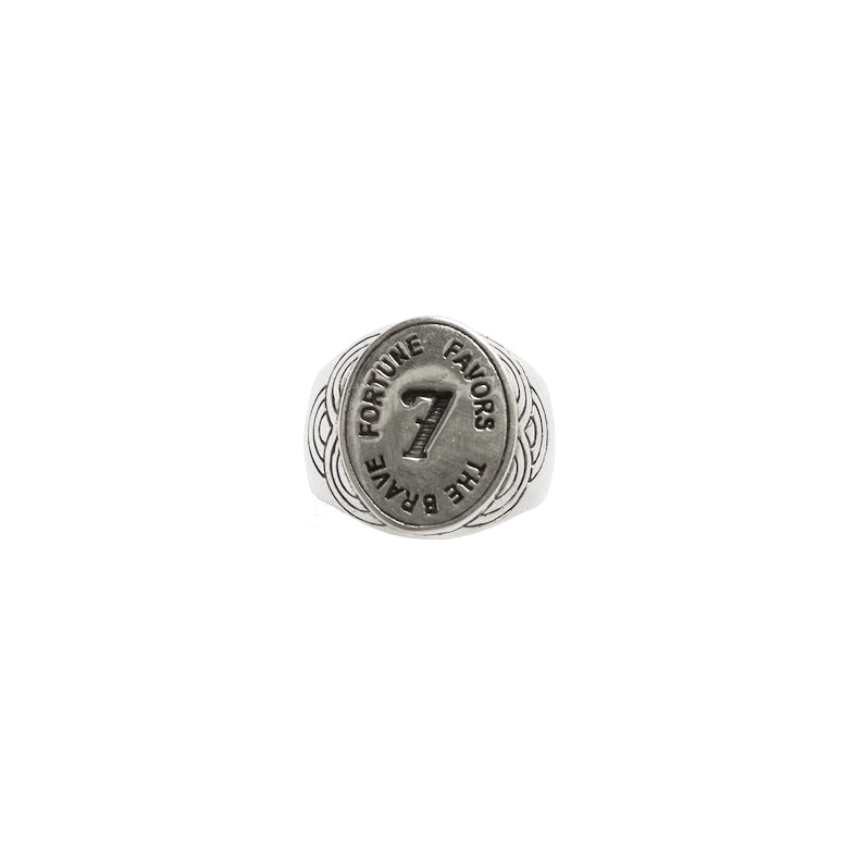 Fortune Favors The Brave Signet Ring