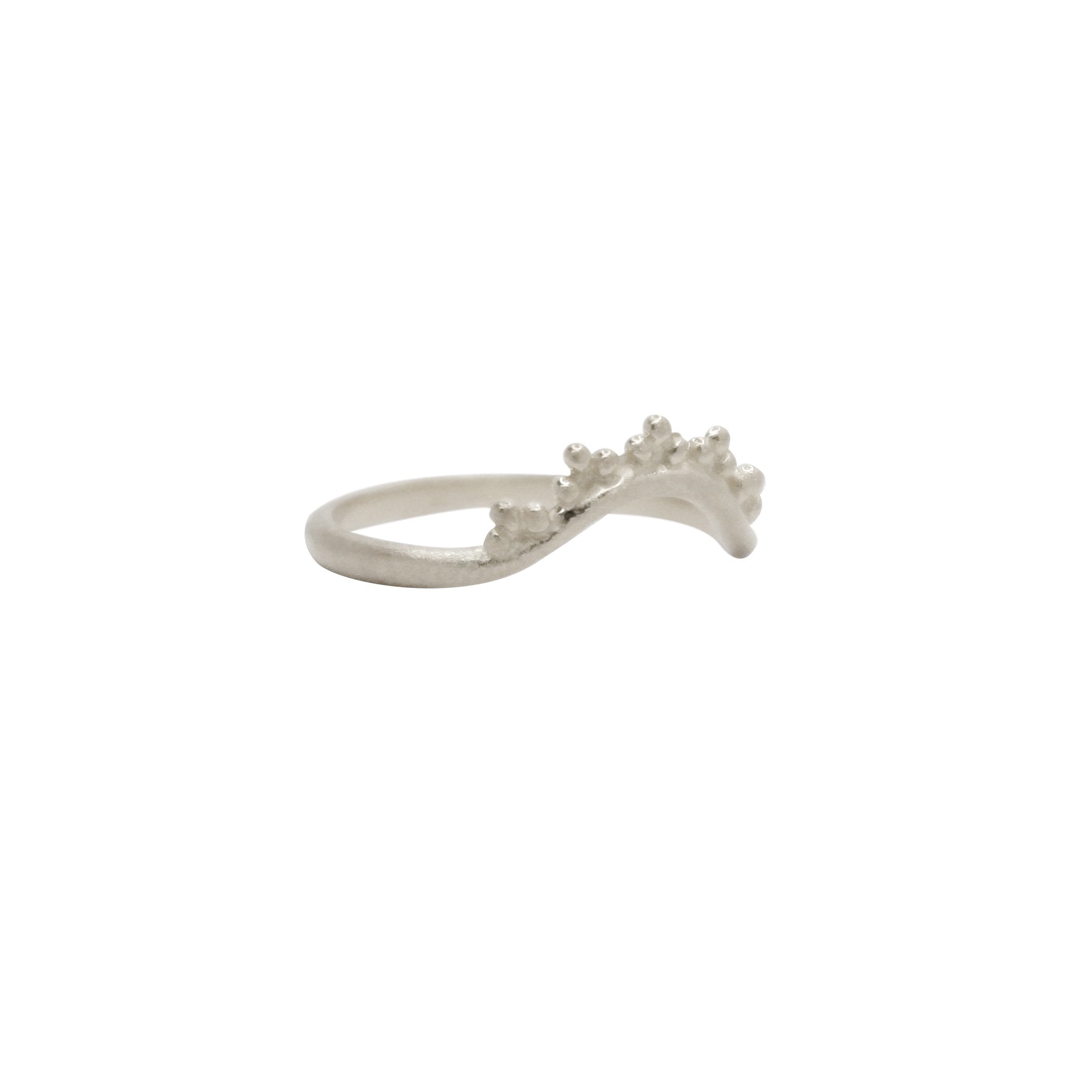 Hunt Of Hounds Eos Ring. Sun inspired stacker ring.