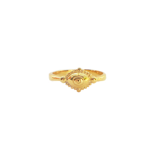 Hunt Of Hounds Netra Ring. Eyes are symbol of protection and wisdom. Stacker.