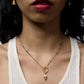 Chantilly Charm Holder on Mixed Gem Necklace