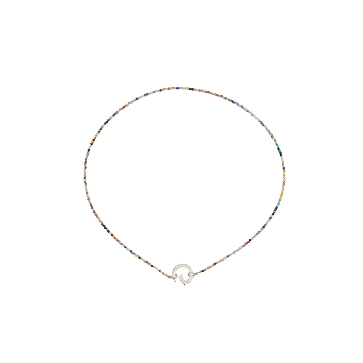 Hunt Of Hounds Chantilly Charm Holder Necklace on Mix Gems