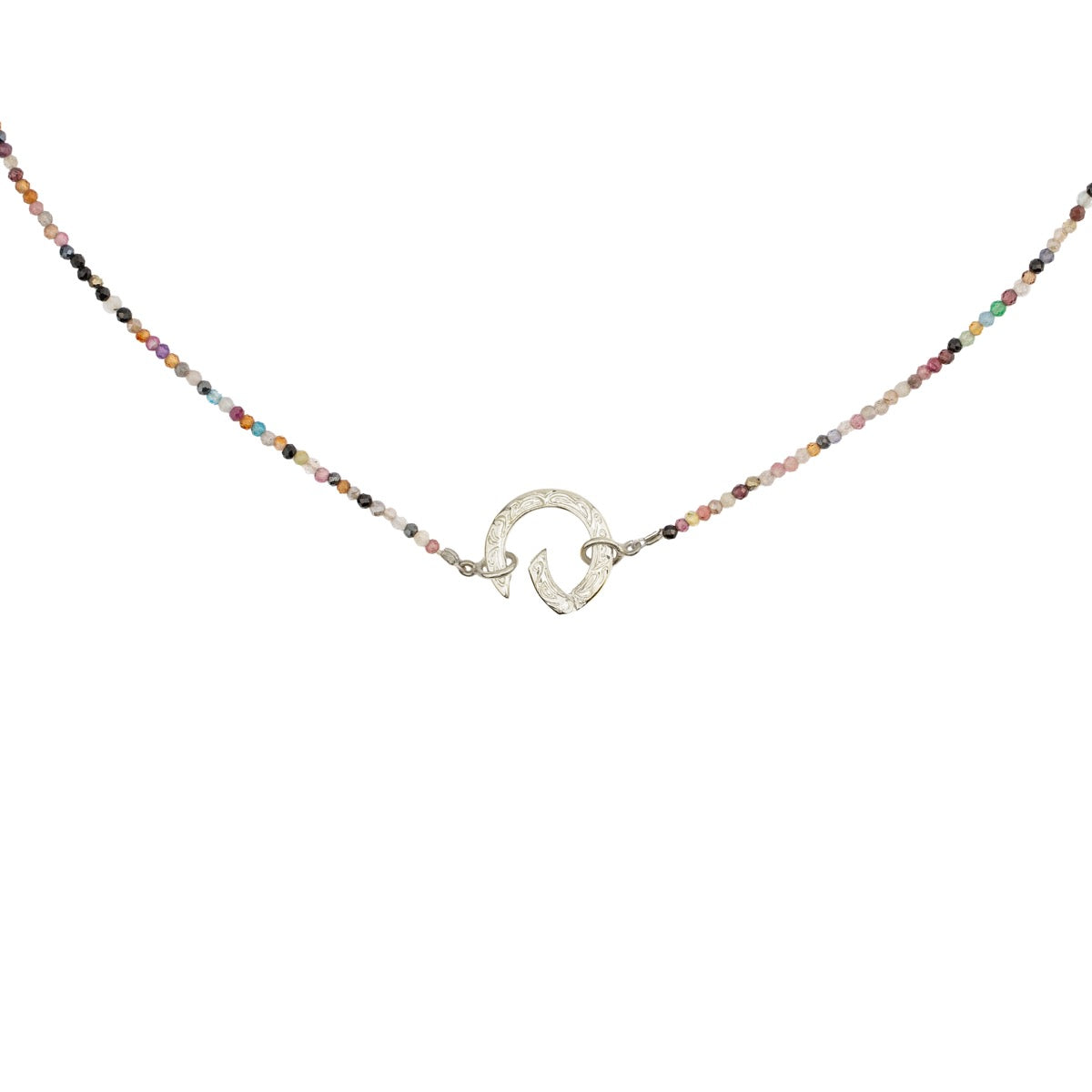 Hunt Of Hounds Chantilly Charm Holder Necklace on Mix Gems