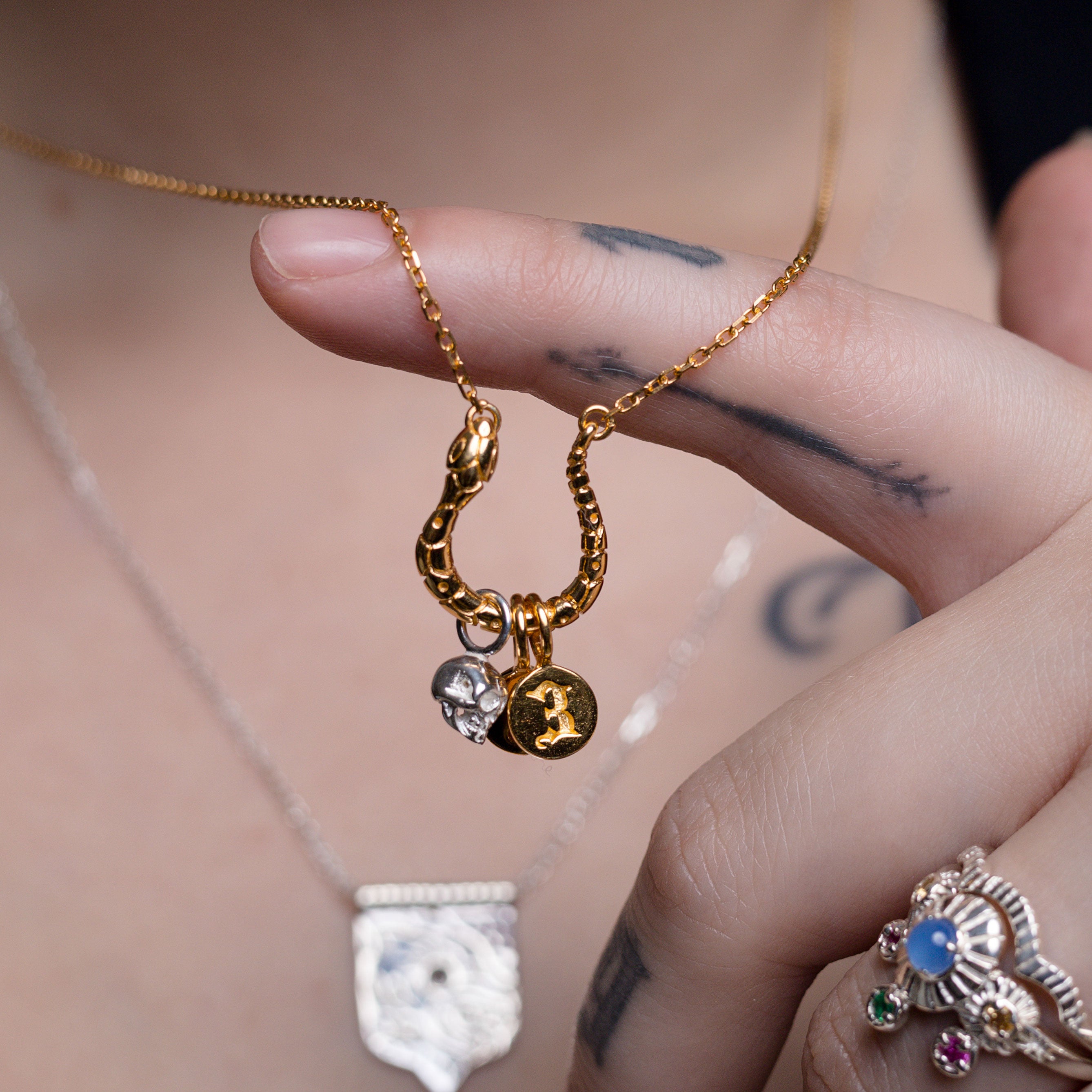 Lariat Charm Holder Necklace – Avalina