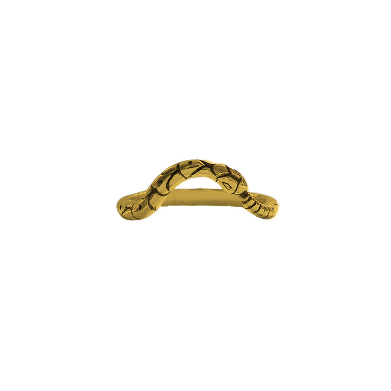 Hunt Of Hounds Curved Serpent Ring.