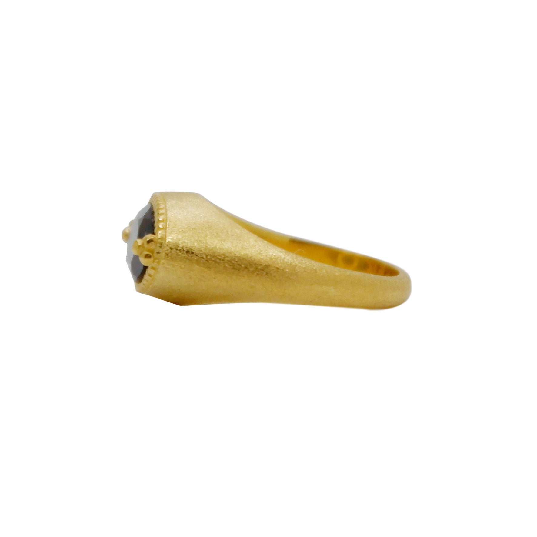 Hunt Of Hounds Thea Ring. Goddess of shining light. Smoky Quartz.