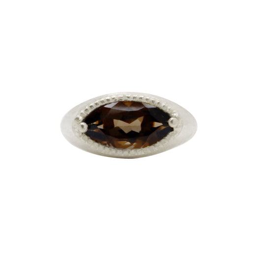 Hunt Of Hounds Thea Ring. Goddess of shining light. Smoky Quartz.